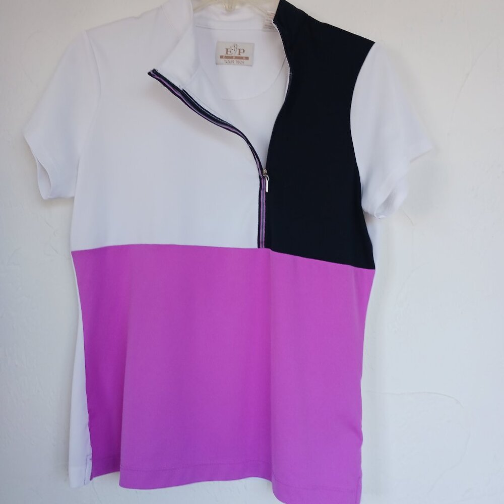 EP Pro Tour Tech Short Sleeve Golf Shirt Med
